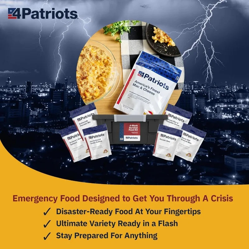 4-Week Emergency Food Supply Survival Kit