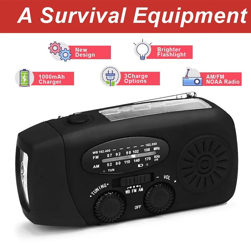 Portable Emergency AM/FM NOAA Radio