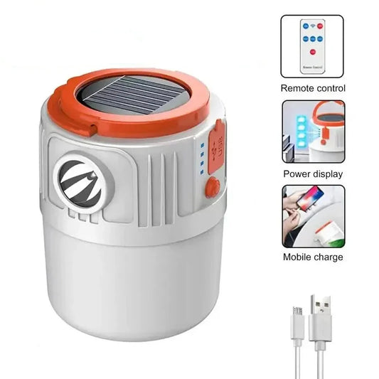 Solar Camping Light Power Bank