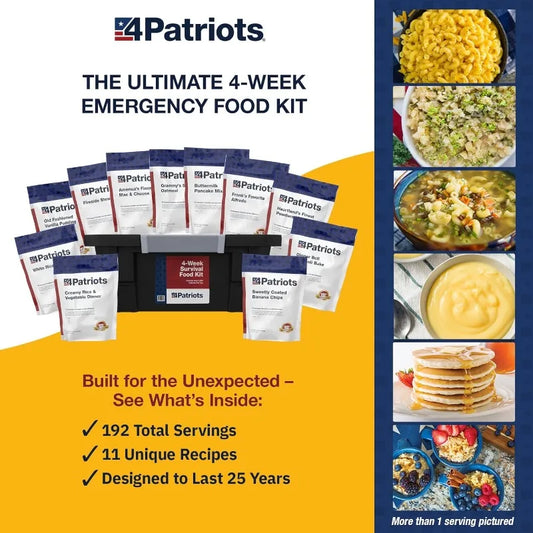 4-Week Emergency Food Supply Survival Kit